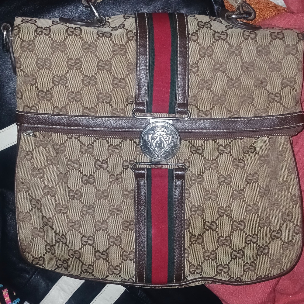 Gucci Brown and Red Womans Bag